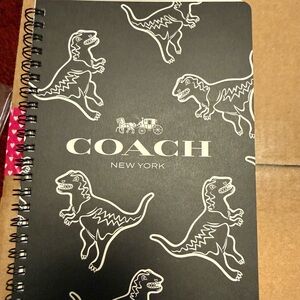 Coach New York Dinosaur Spiral Notebook / Journal